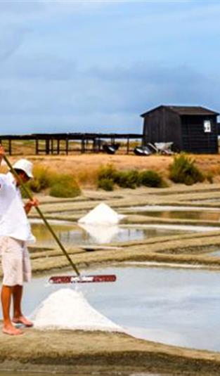 Les marais salants proche du camping 